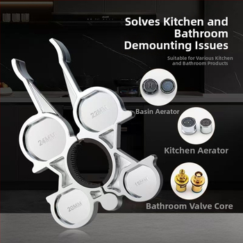 Rozoberací kľúč na aerátor kohútika – zinková zliatina, značka Xinnuoke, moderný minimalistický štýl