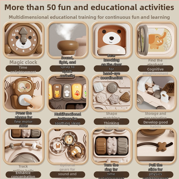 Bejess 5-v-1 chodítko pre batoľa – vzdelávacia hračka na rozvoj emócií, zraku, intelektu a koordinácie ruky a oka