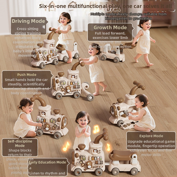 Bejess 5-v-1 chodítko pre batoľa – vzdelávacia hračka na rozvoj emócií, zraku, intelektu a koordinácie ruky a oka