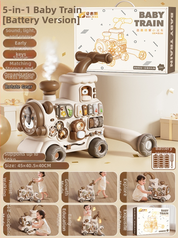 Bejess 5-v-1 chodítko pre batoľa – vzdelávacia hračka na rozvoj emócií, zraku, intelektu a koordinácie ruky a oka