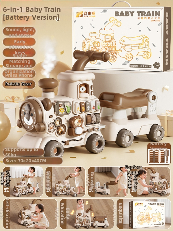 Bejess 5-v-1 chodítko pre batoľa – vzdelávacia hračka na rozvoj emócií, zraku, intelektu a koordinácie ruky a oka