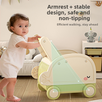 Detské chodítko s úložnou krabicou - PP plast, 40–50 L objem, kolieska, veko otváracie (8501 Walker)