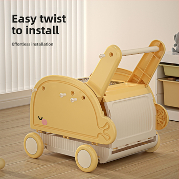 Detské chodítko s úložnou krabicou - PP plast, 40–50 L objem, kolieska, veko otváracie (8501 Walker)