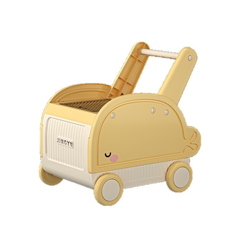 Detské chodítko s úložnou krabicou - PP plast, 40–50 L objem, kolieska, veko otváracie (8501 Walker)