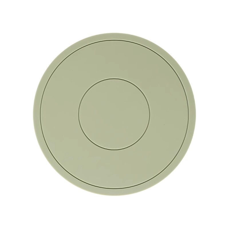 Silikónová tepelnoizolačná podložka na stôl, okrúhla, pre hrniec a tanier