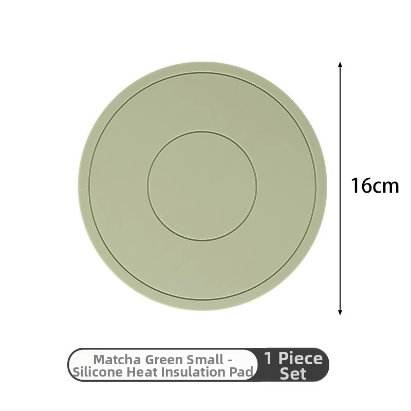 Silikónová tepelnoizolačná podložka na stôl, okrúhla, pre hrniec a tanier