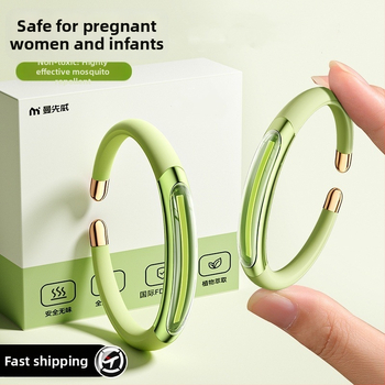 Náramok proti komárom, na báze esenciálneho oleja, Prenosný, pokrytie 21–30 m², vymeniteľná komora s olejom