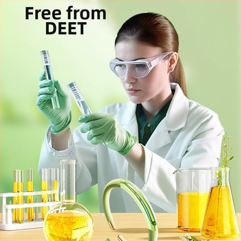 Náramok proti komárom, na báze esenciálneho oleja, Prenosný, pokrytie 21–30 m², vymeniteľná komora s olejom