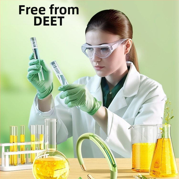 Náramok proti komárom, na báze esenciálneho oleja, Prenosný, pokrytie 21–30 m², vymeniteľná komora s olejom