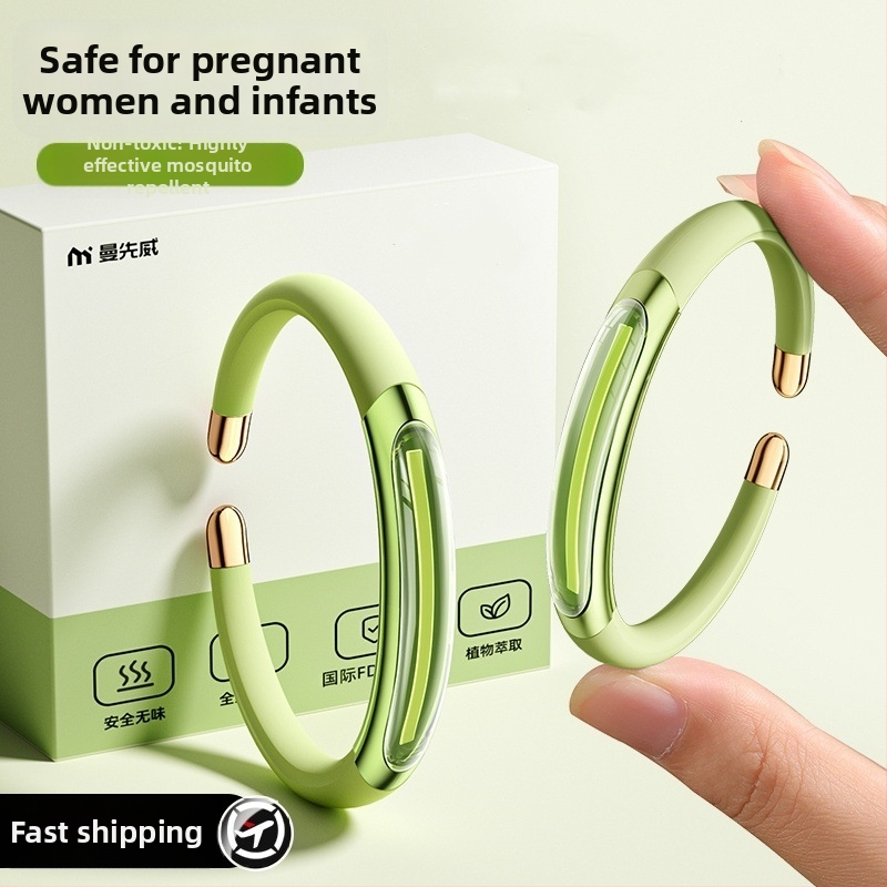 Náramok proti komárom, na báze esenciálneho oleja, Prenosný, pokrytie 21–30 m², vymeniteľná komora s olejom