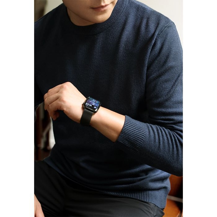 Pánska pletená mikina s okrúhlym výstrihom, dlhé rukávy, voľný strih, akrylová zmes