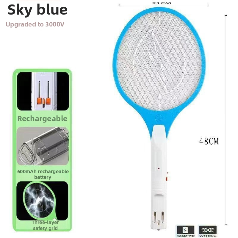 Elektrický odpudzovač komárov – (pokrytie 11–20 m²; sieť Ni-Zn-Železo; ABS plášť; doba nabíjania 1 h; výdrž batérie >12 h)