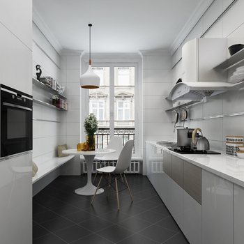 Glazúrovaná dlažba I-tvaru do kuchyne a kúpeľne, moderný minimalizmus, vodotesná, vysoká odolnosť voči opotrebeniu, nasiakavosť vody 6%