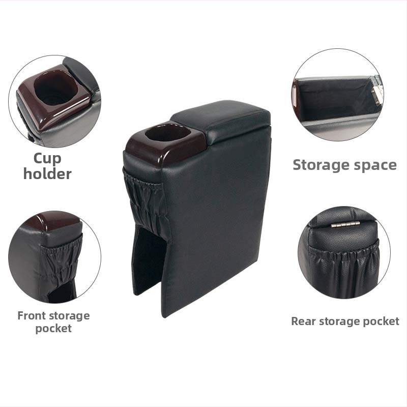 Automobilový box pre lakťovú opierku AC-459, universalny model, plast, 1305 g