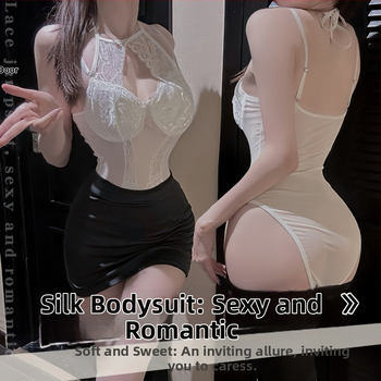 Krajkový halterneck body, polyester 70–80%, úzky strih