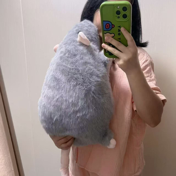 Virágmintás plüss egér – aranyos, puha játék nőknek