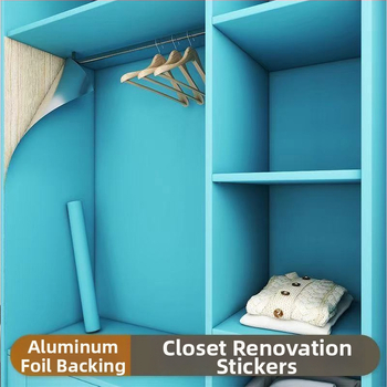 Vnútorné obloženie skrine – samolepiaca tapeta na skrine a zásuvky, proti plesniam, proti vlhkosti (Pre skrine a zásuvky; moderný minimalistický štýl; čínske štýl)