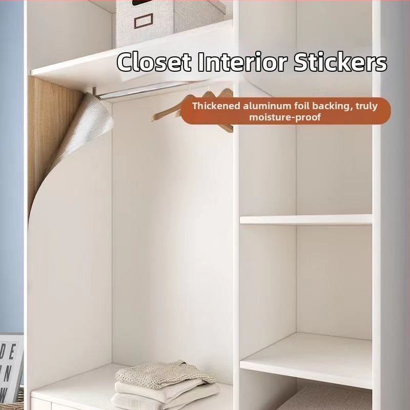 Vnútorné obloženie skrine – samolepiaca tapeta na skrine a zásuvky, proti plesniam, proti vlhkosti (Pre skrine a zásuvky; moderný minimalistický štýl; čínske štýl)