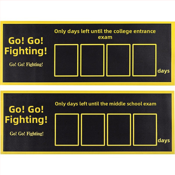 Magneetiline seinamaaling gümnaasiumile – motivatsioon ja klassi loendur, dekoratiivne seinamärk, 1 tk, PVC, kleepuv