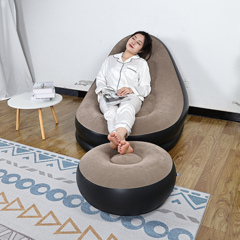 Nafukovacia pohovka s nohami a tatami štýlom - prenášateľná na balkón na zdriemnutie (PVC; Dospelí; Nafukovacia pohovka; Moderná jednoduchosť)