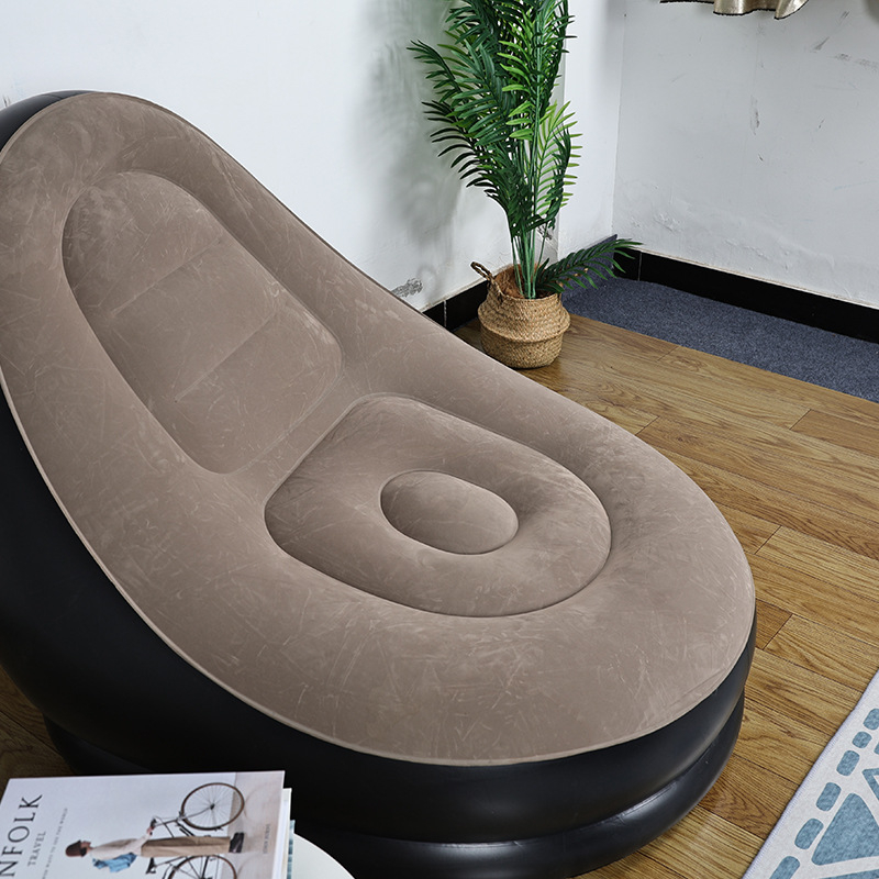 Nafukovacia pohovka s nohami a tatami štýlom - prenášateľná na balkón na zdriemnutie (PVC; Dospelí; Nafukovacia pohovka; Moderná jednoduchosť)