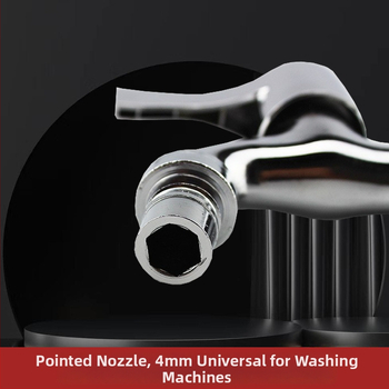 Meďový kohútik na práčku s rýchlym otvorením, telo DN15, keramický jadrový ventil, 0–100°C, 1,6 MPa, ručná inštalácia