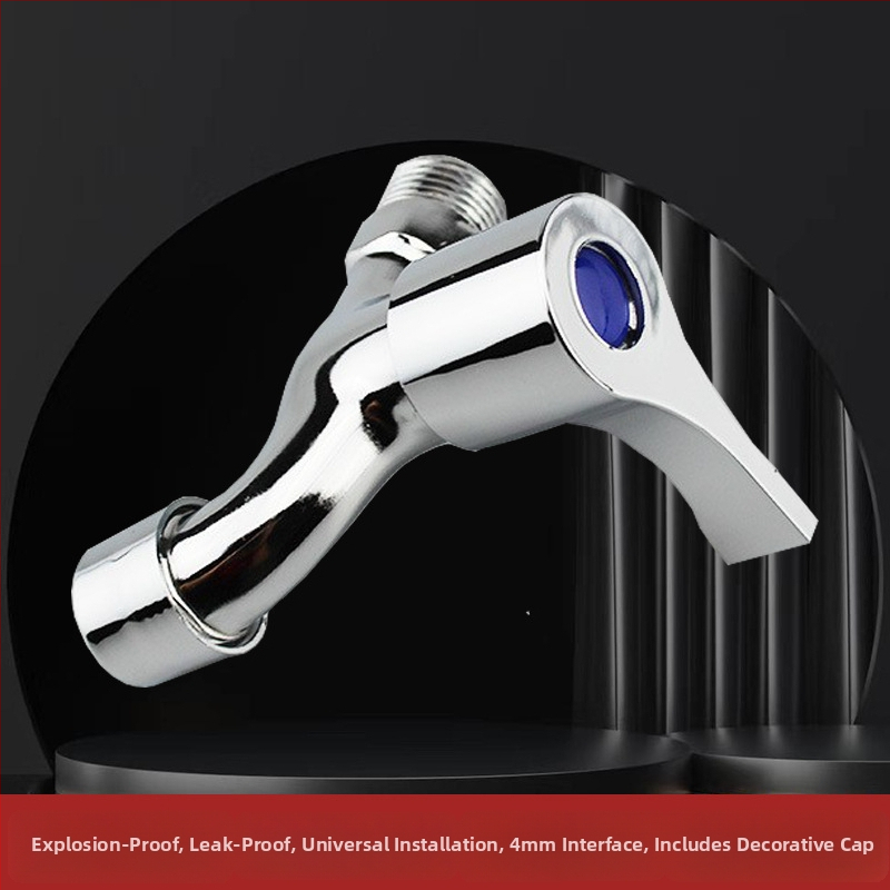 Meďový kohútik na práčku s rýchlym otvorením, telo DN15, keramický jadrový ventil, 0–100°C, 1,6 MPa, ručná inštalácia