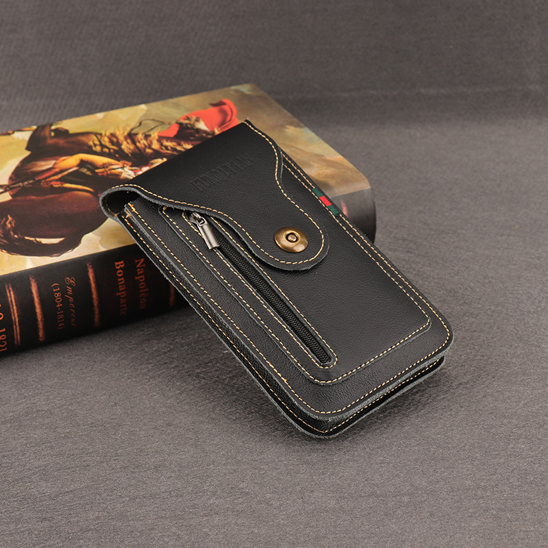 Taška na mobilný telefón z PVC, vertikálny štvorcový tvar, s krytým otvorom, podšívka z umelej kože