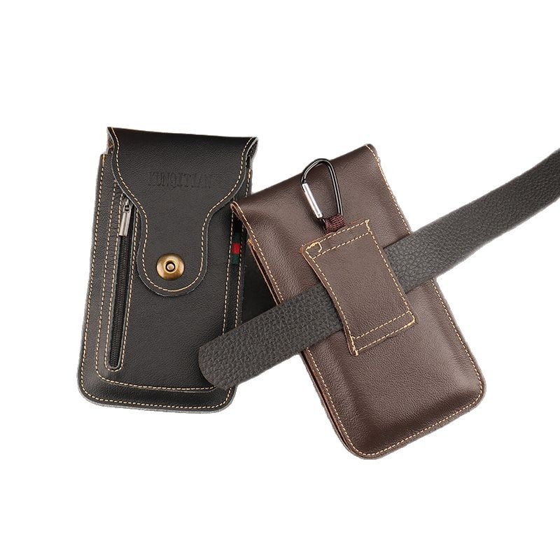 Taška na mobilný telefón z PVC, vertikálny štvorcový tvar, s krytým otvorom, podšívka z umelej kože