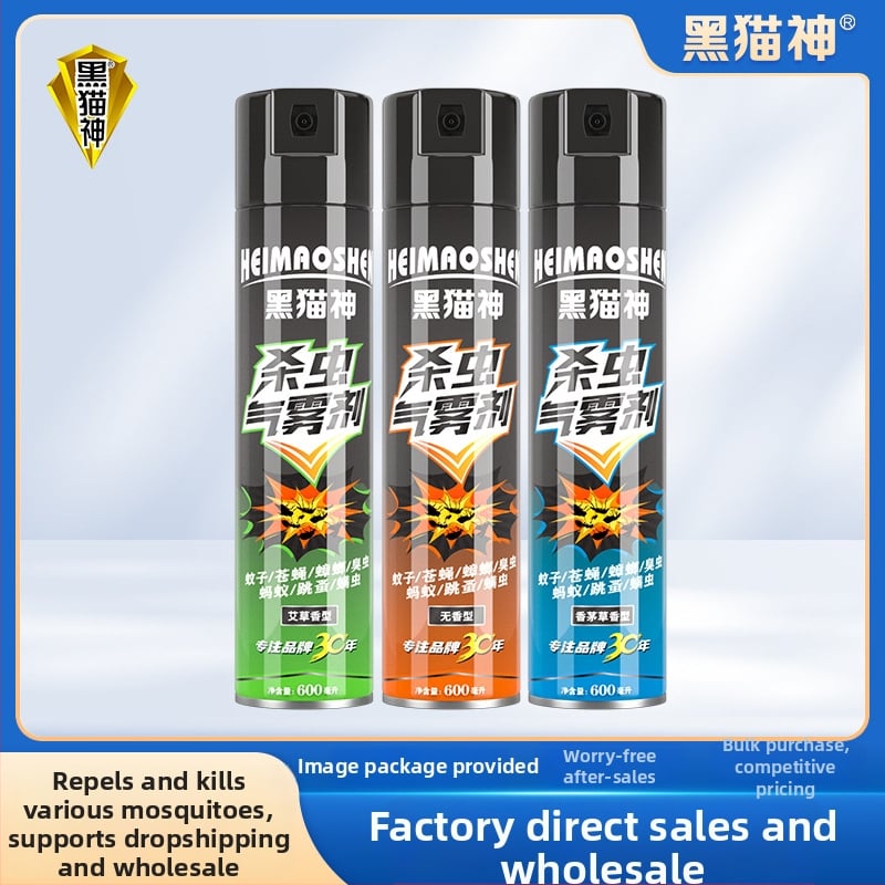 Bezzápachový insekticídny sprej proti mušiam a švábom, domáci sprej proti komárom, 24 plechoviek v balení, model HQ2021012802