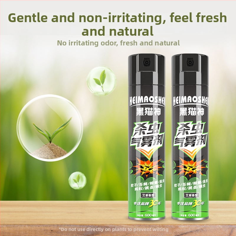 Bezzápachový insekticídny sprej proti mušiam a švábom, domáci sprej proti komárom, 24 plechoviek v balení, model HQ2021012802