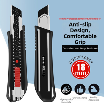 Umelecký nôž FD-09A, čepeľ 18 mm, výmena čepele tlačnou tyčou, vysúvacia čepeľ, pojme 1 čepeľ, séria Art Knife