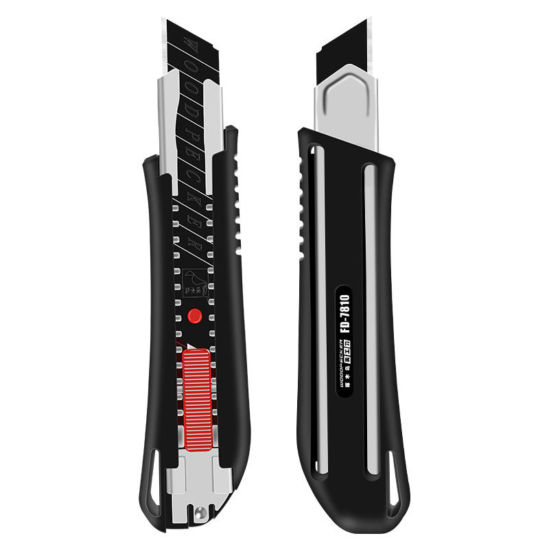 Umelecký nôž FD-09A, čepeľ 18 mm, výmena čepele tlačnou tyčou, vysúvacia čepeľ, pojme 1 čepeľ, séria Art Knife