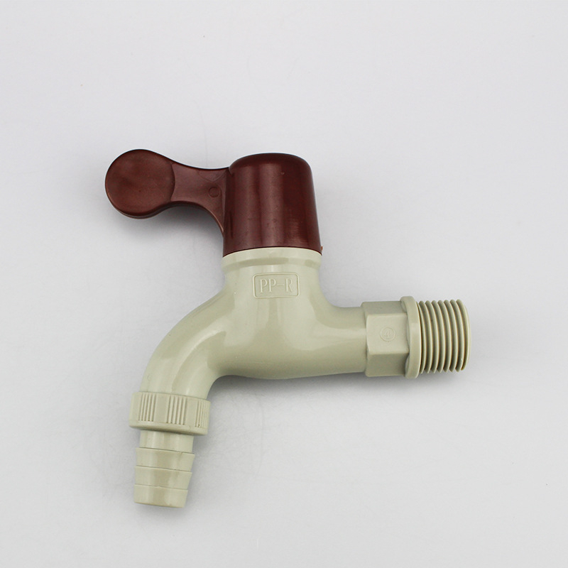 Ventil na práčku, PPR, keramický ventil s jadrom, závit 20 mm, studená voda, rýchle otvorenie