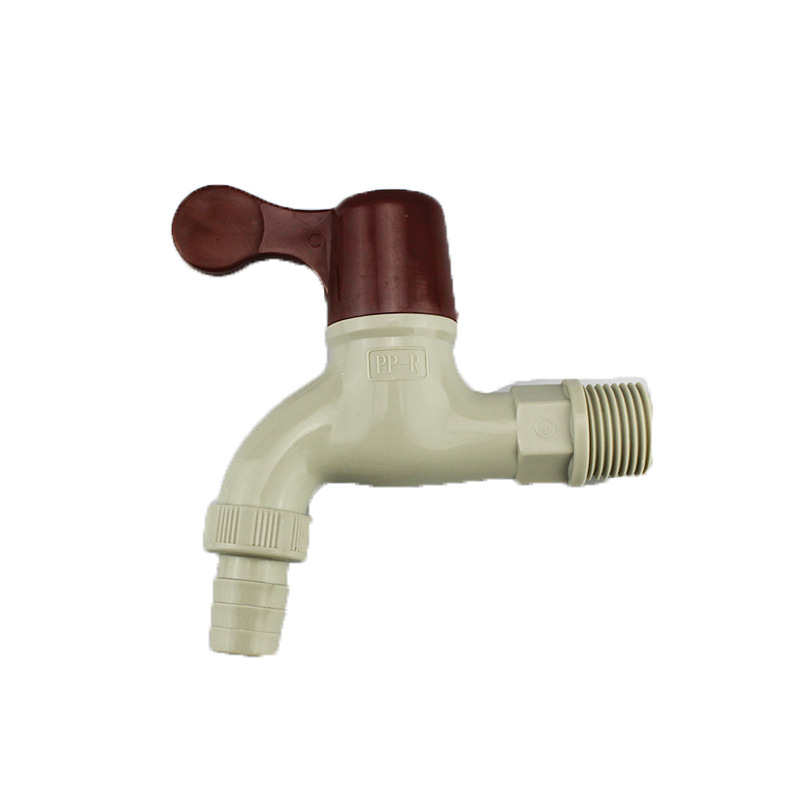 Ventil na práčku, PPR, keramický ventil s jadrom, závit 20 mm, studená voda, rýchle otvorenie