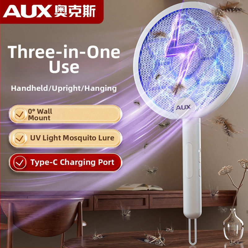 2-v-1 Elektrická pasca na komáre s lampou a inteligentným digitálnym displejom (Vstavaná batéria 1001–1600 mAh; LED nástraha; pokrytie až 61 m²; doba nabíjania 1–3 hod.)