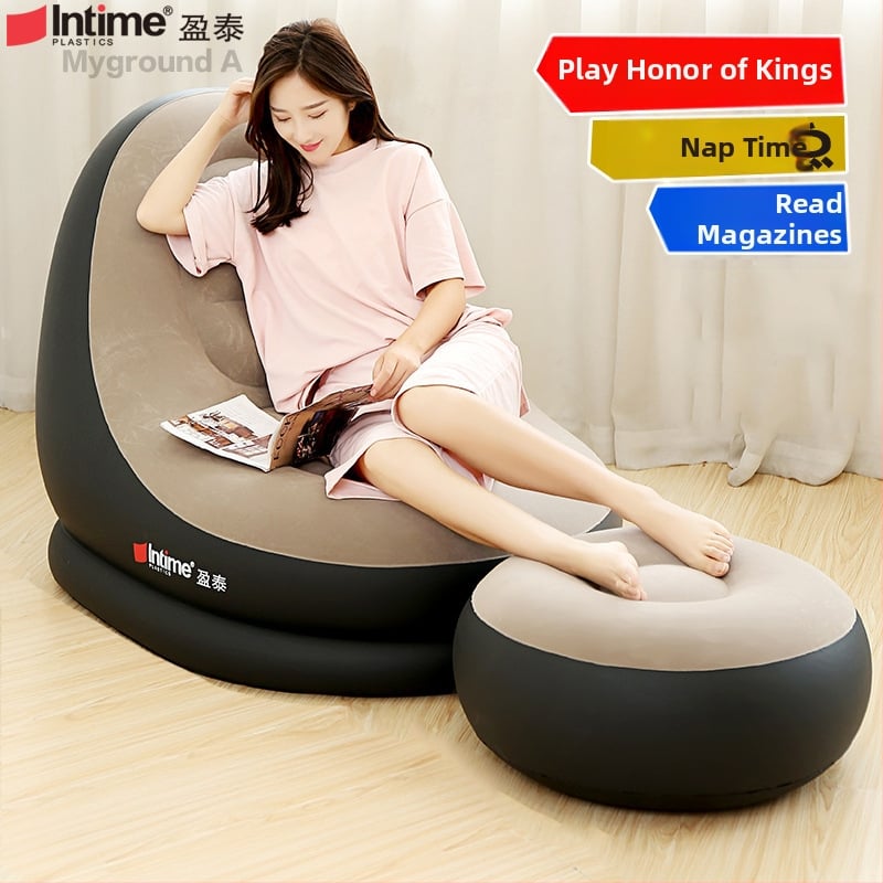 YT-125 õhupuhutav voodi Shanghai Yingtai tootjalt — kaal 2,5 kg, maksimaalne koormus 100 kg, hamaka pind flocking materjaliga