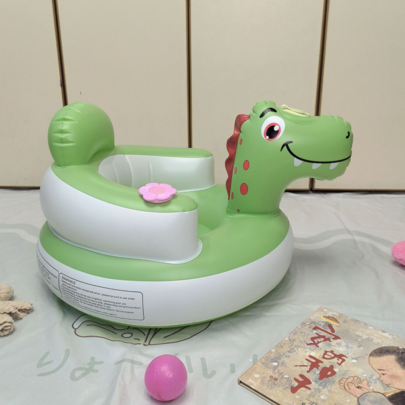 Har tiger plastová stolička pre dojčatá a batoľatá (0–3 roky) - PVC hračka, učebné sedenie