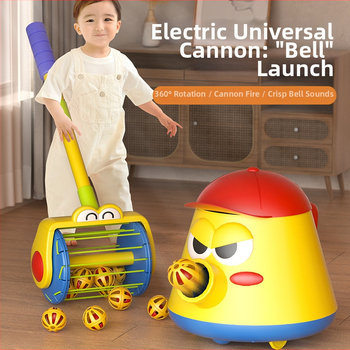 Detské chodítko s elektrickým vystreľovačom bublín — Plastová konštrukcia, pre vek 4–6 rokov, rozvíja zrak a koordináciu ruka-oko