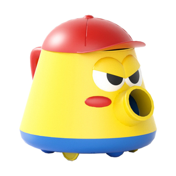 Detské chodítko s elektrickým vystreľovačom bublín — Plastová konštrukcia, pre vek 4–6 rokov, rozvíja zrak a koordináciu ruka-oko