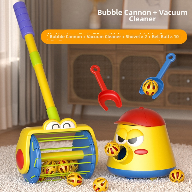 Detské chodítko s elektrickým vystreľovačom bublín — Plastová konštrukcia, pre vek 4–6 rokov, rozvíja zrak a koordináciu ruka-oko