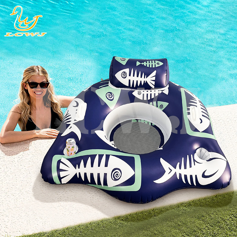 LCWJ Nafukovacie vodné lehátko – Relaxačný gauč z ekologického PVC