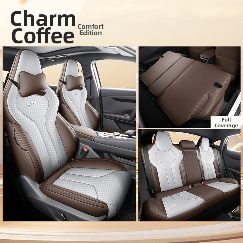 Kryt sedadla pre auto pre Changan Univ UNI-V — perforovaná koža, Xin Meng De, prispôsobiteľné