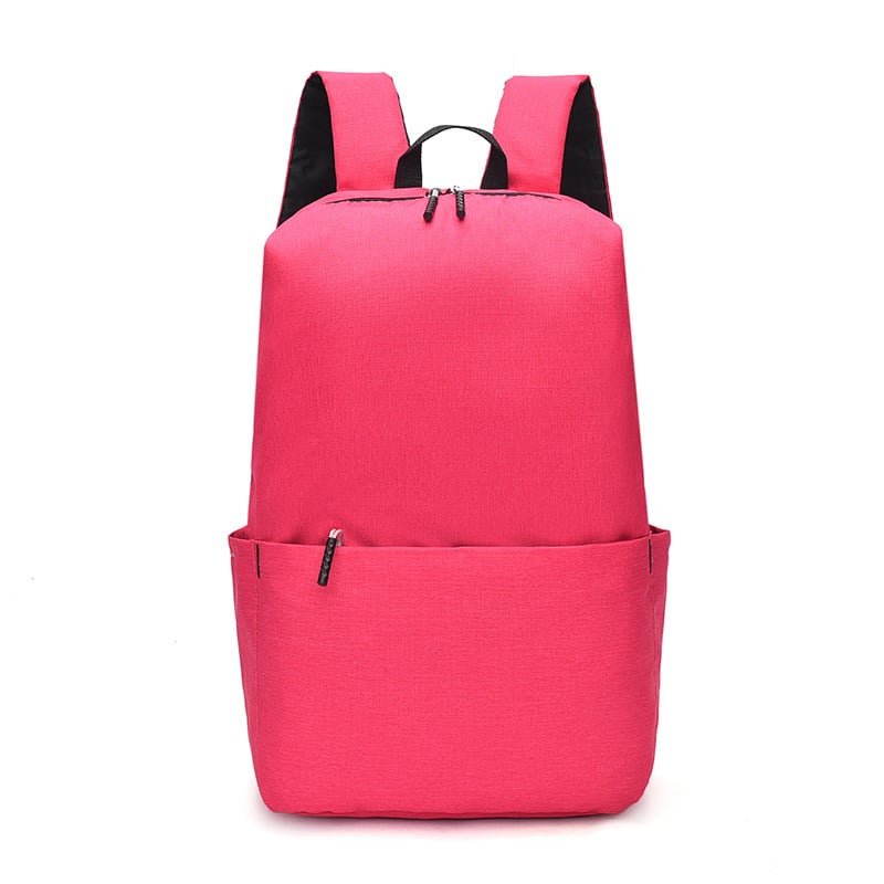 Цветен малък ранец за спорт и училище с лого персонализация; водоустойчив найлон, износоустойчив и намалява натоварването; вместимост 20–35 л; подплата полиестер; рамен колан с въздушна възглавница