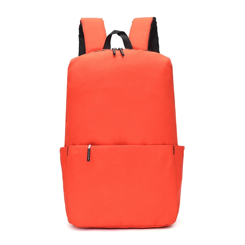 Цветен малък ранец за спорт и училище с лого персонализация; водоустойчив найлон, износоустойчив и намалява натоварването; вместимост 20–35 л; подплата полиестер; рамен колан с въздушна възглавница