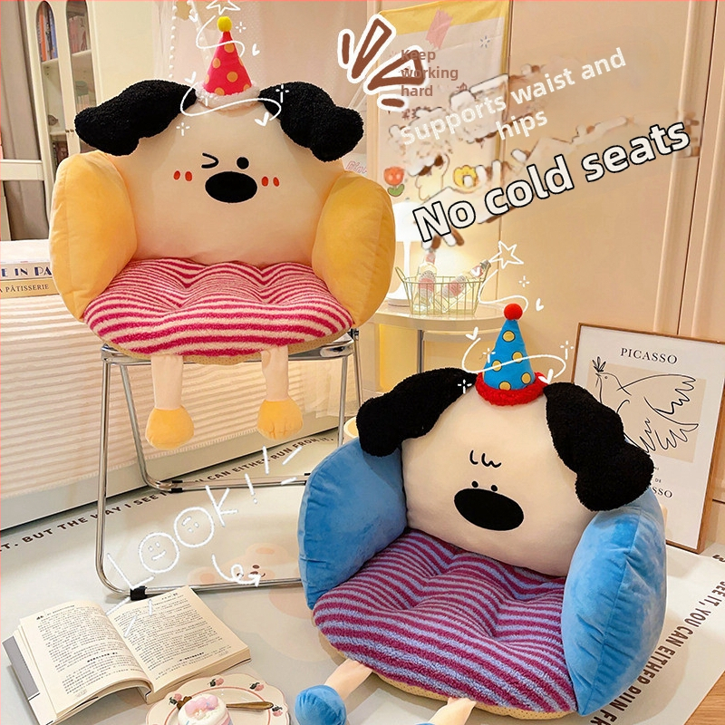 Pernă de șezut din pluș, umplutură PP bumbac, model desene animate, potrivită pentru living, dormitor, birou, studiu și balcon