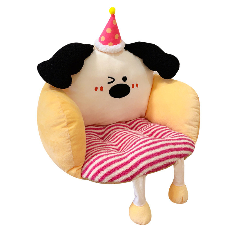 Pernă de șezut din pluș, umplutură PP bumbac, model desene animate, potrivită pentru living, dormitor, birou, studiu și balcon
