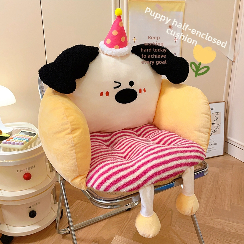 Pernă de șezut din pluș, umplutură PP bumbac, model desene animate, potrivită pentru living, dormitor, birou, studiu și balcon