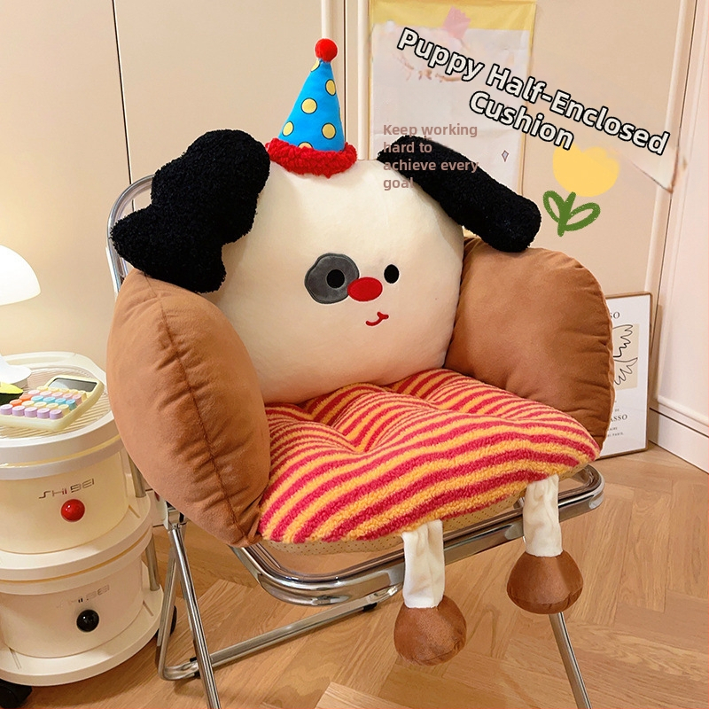 Pernă de șezut din pluș, umplutură PP bumbac, model desene animate, potrivită pentru living, dormitor, birou, studiu și balcon