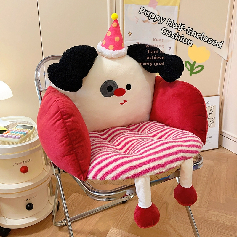 Pernă de șezut din pluș, umplutură PP bumbac, model desene animate, potrivită pentru living, dormitor, birou, studiu și balcon